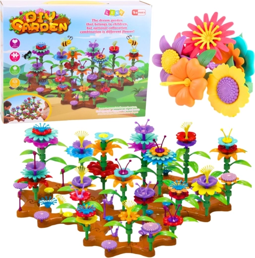 Set de construcción de flores Jardín Creativo 148 piezas