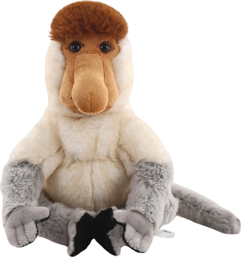 Peluche de mono narigudo de 30 cm