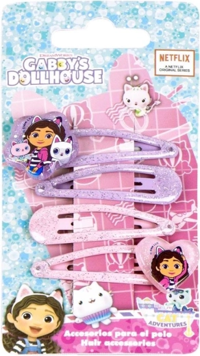 Set de horquillas para el pelo La casa de muñecas de Gabby (4 uds.)