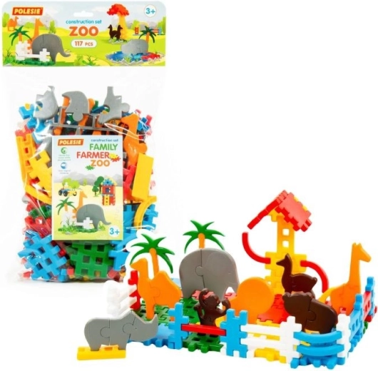 Juego de construcción Blok Zoo – 117 piezas