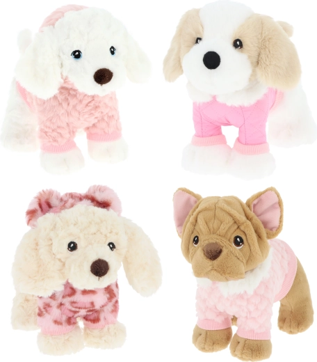 Keel toys perrito de peluche con ropa 18 cm (4 tipos)