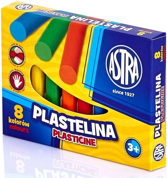 Plastilina creativa Astra 8x13 g