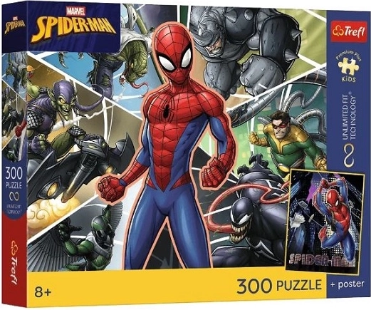 Puzzle infantil Premium Plus Kids Spider-Man héroe oculto 300 piezas