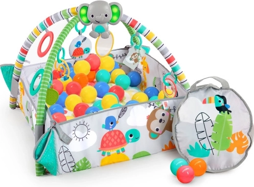 Bright Starts manta de juego 5 en 1 PiP your way ball play rainbow tropics