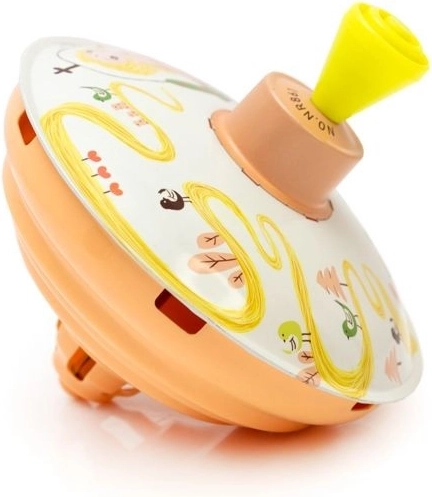 Peonza giratoria de cuento naranja 13 cm - 1 pieza