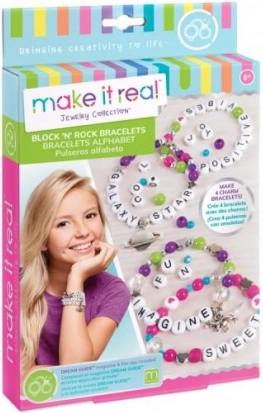 Make It Real pulseras con letras