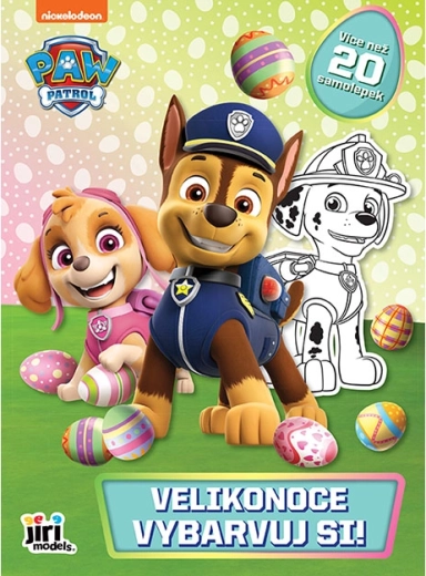¡Colorea! Patrulla Canina – coloreables de Pascua con pegatinas