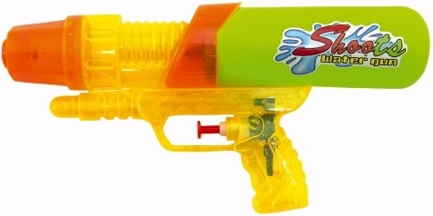 Pistola de agua de plástico 24 cm, 2 colores