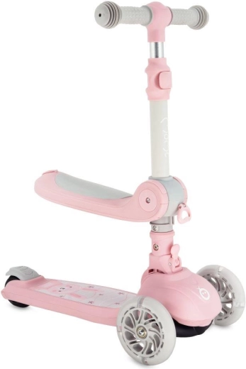 Patinete infantil MoMi DEBE 2 en 1 rosa