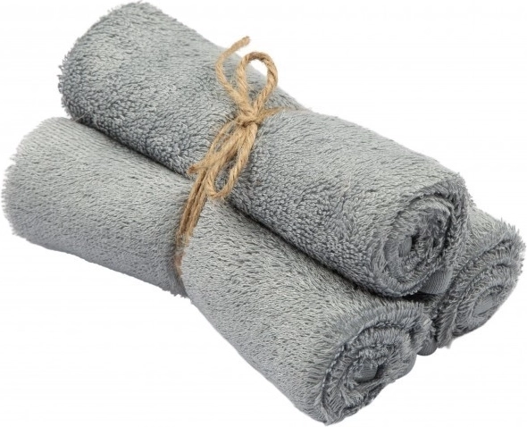 Toallas de bambú Timboo Moon Blue 29,5 × 50 cm (3 uds.)