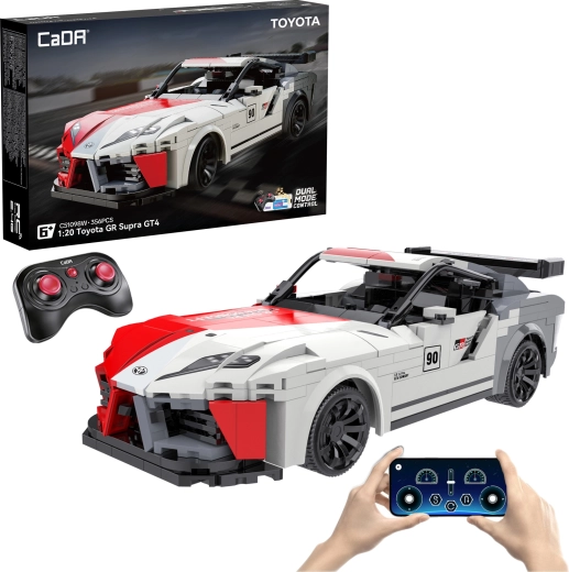 CaDA Toyota GR Supra GT4 kit de construcción RC (356 piezas)