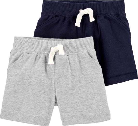 CARTER'S pantalones cortos para niño, 2 uds – Talla 3 m
