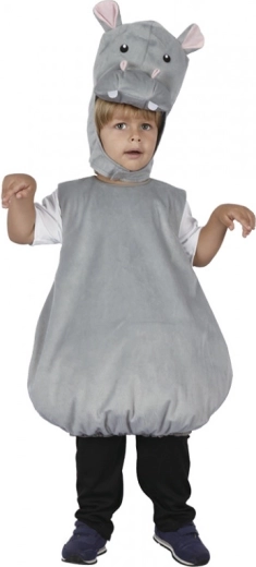 Disfraz infantil de hipopótamo 92–104 cm