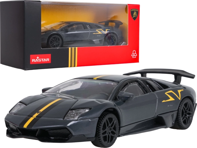 Modelo metálico Lamborghini Murciélago LP 670-4 SV Superveloce 1:43 gris RASTAR