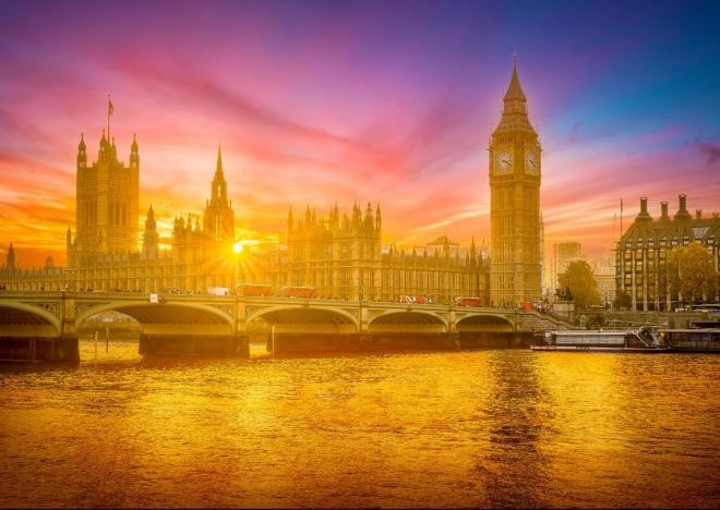 Puzzle Enjoy Londres en llamas 1000 piezas