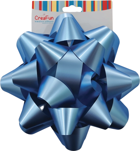 Lazo para regalos azul 20 cm
