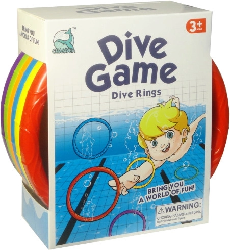 Set de aros de buceo para el agua (6 uds.)