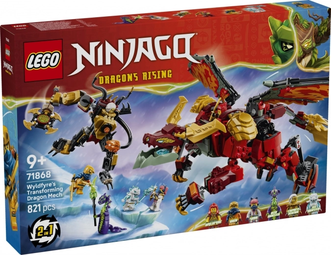 LEGO NINJAGO Mecha dragón transformable de Wyldfyre