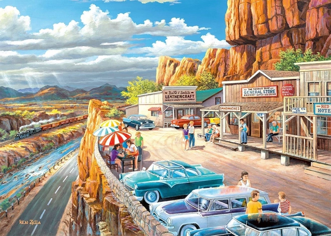 Puzzle Ravensburger Parada en el mirador XXL 500 piezas