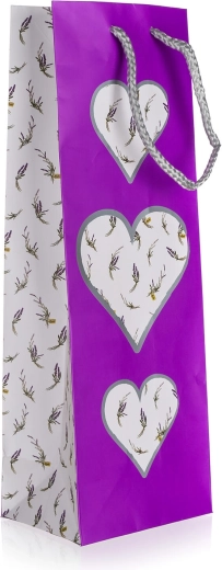 Bolsa de regalo para botella Lavanda 12 × 35 × 9 cm