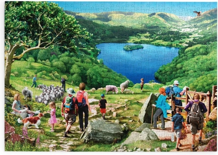 House of Puzzles Vista al lago – puzzle de 500 piezas grandes