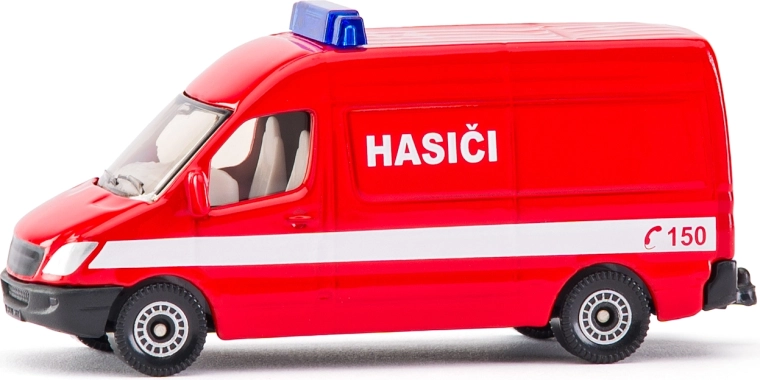 SIKU versión checa furgoneta de bomberos