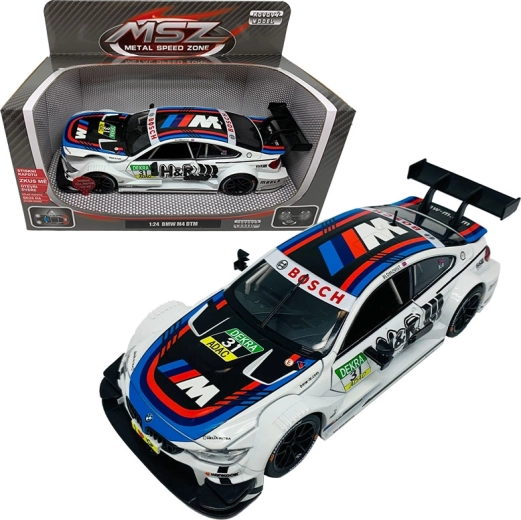 Modelo metálico BMW M4 1:24 con luces y sonidos