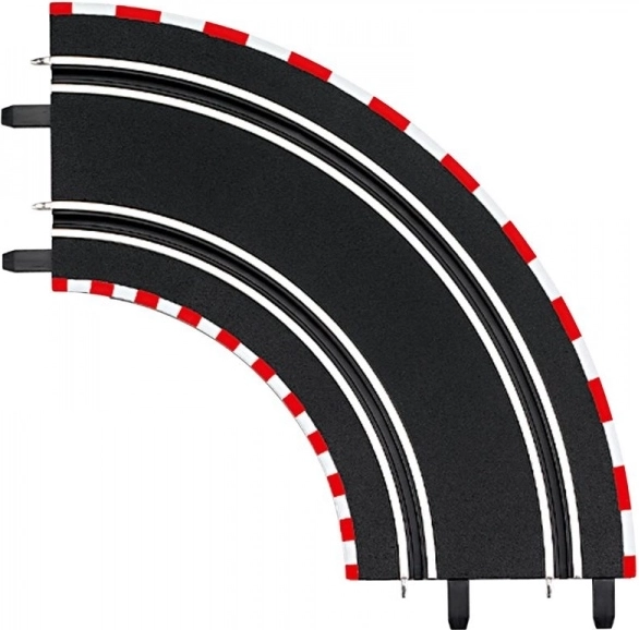 Curva 1/90° para pistas de coches GO!!!, GO!!! Plus y DIGITAL 143 (2 unidades)