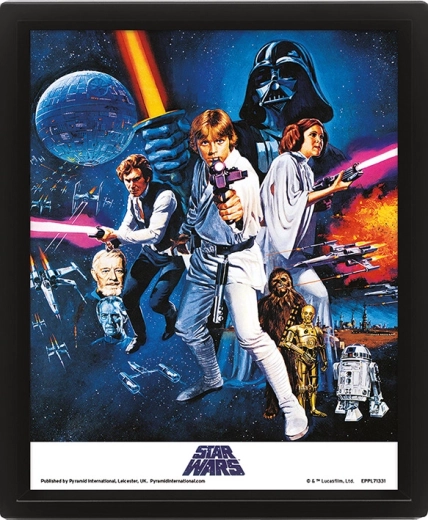 Cuadro 3D Star Wars: Una nueva esperanza