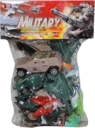 Set de figuras militares con alfombrilla plegable