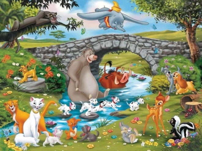 Puzle Amigos animales XXL 100 piezas