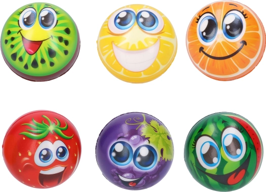 Pelotita con motivos de fruta