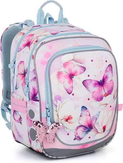 Mochila escolar ligera Topgal con mariposas Endy
