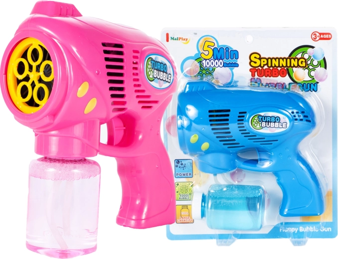 Pistola de burbujas con depósito y alto rendimiento