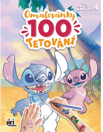 Libro para colorear y 100 tatuajes Lilo & Stitch