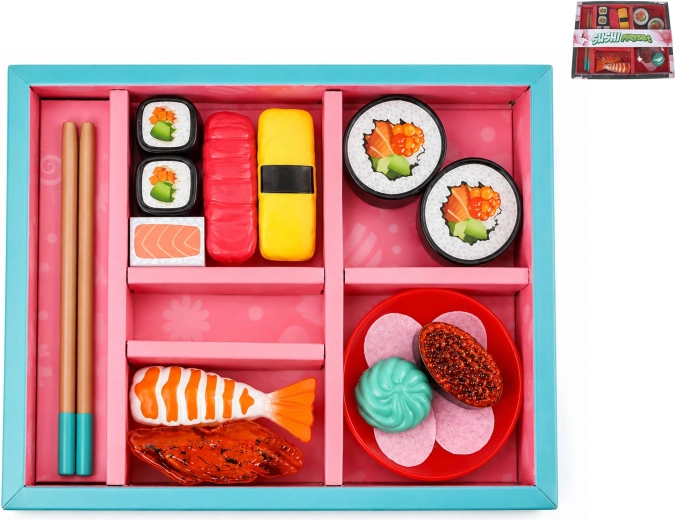 Set de juego Sushi Kawaii, 19 piezas