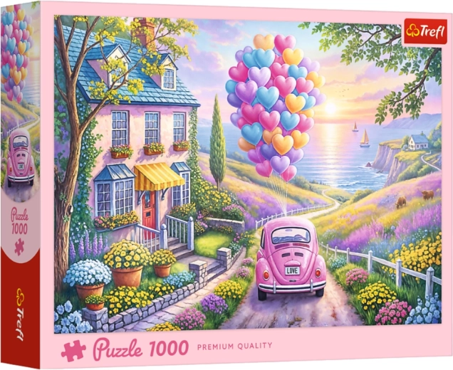 Puzzle de 1000 piezas – Paseo romántico – Trefl