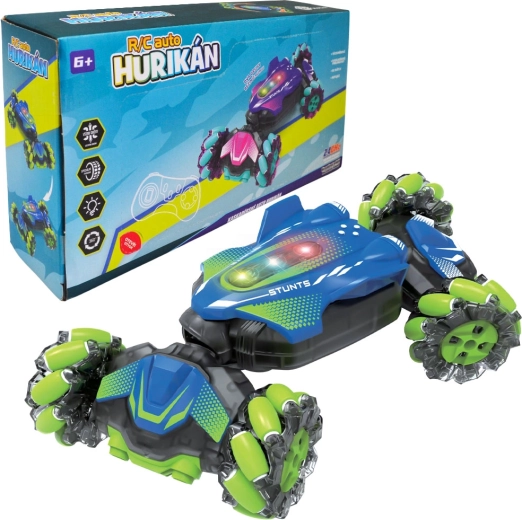 Coche RC Huracán acrobático con LED y 2,4 GHz