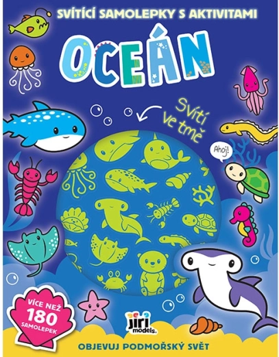 Pegatinas luminosas con actividades Océano