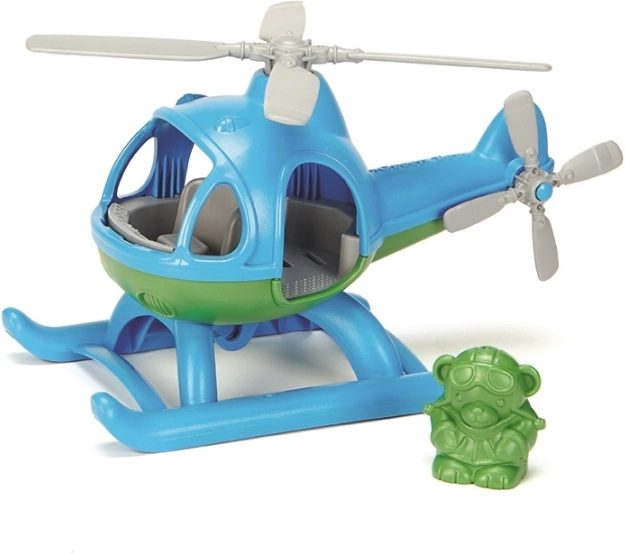 Helicóptero Green Toys azul