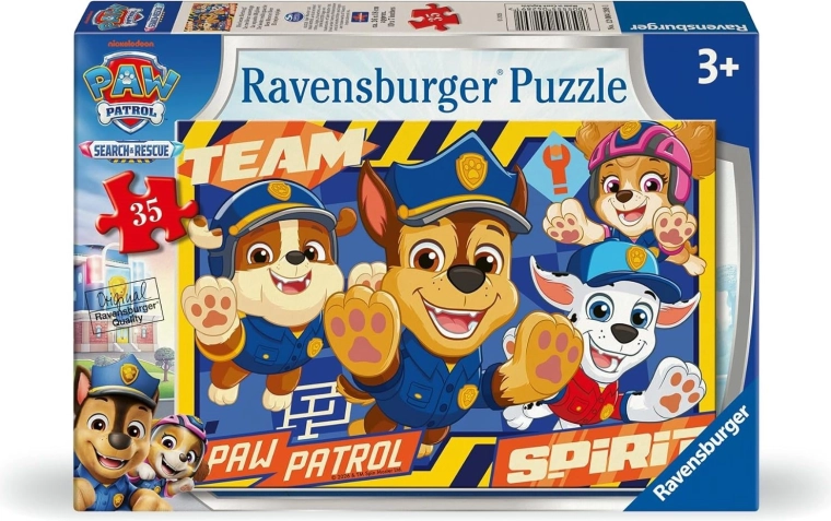 Puzzle Ravensburger Patrulla Canina: Búsqueda y rescate 35 piezas