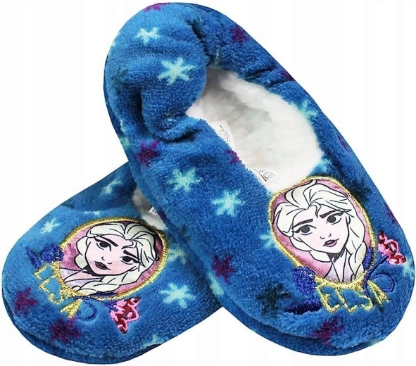 Zapatillas Frozen Elsa – azules con antideslizante