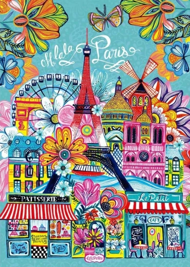 Puzzle EDUCA Car Pintos: París 1000 piezas