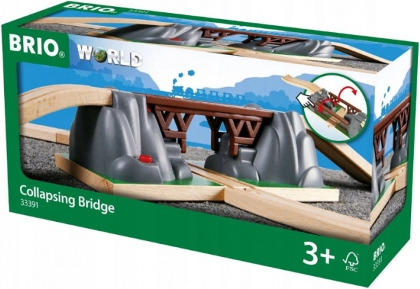 Brio World puente ferroviario con compuerta abatible