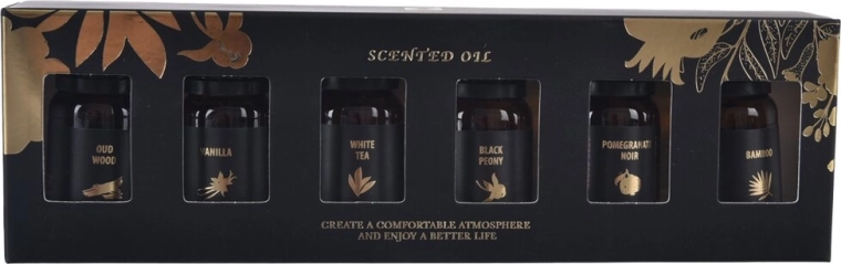 Set de regalo de aceites esenciales Black 6×10 ml