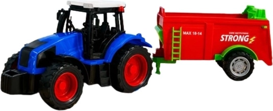 Tractor con máquina agrícola