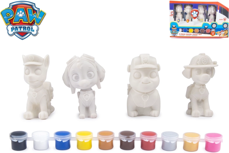 La Patrulla Canina – set para pintar figuras (4 uds.)