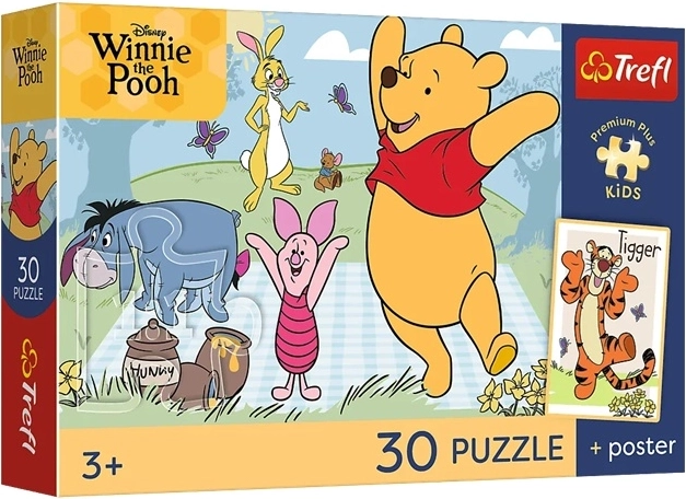 Puzzle Trefl para niños Winnie the Pooh «Słodkie chwile» 30 piezas