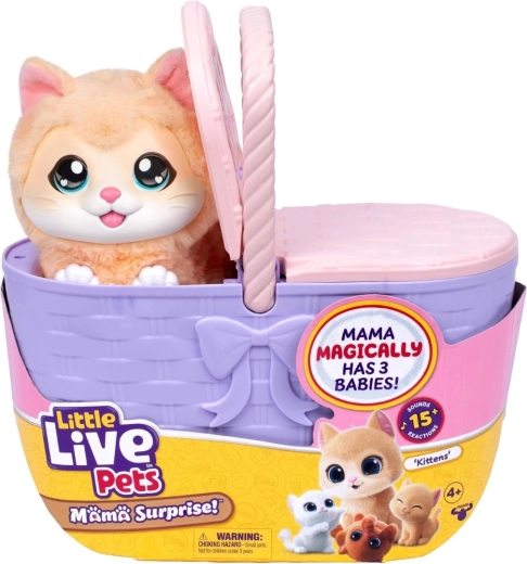 Little Live Pets Mama Surprise gatita interactiva