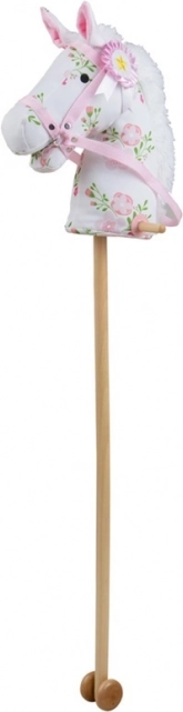 Caballo rosa con palo Bigjigs Toys